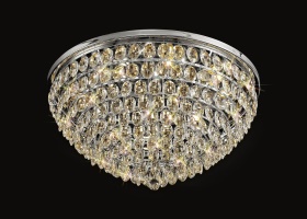 IL32814  Coniston Ceiling 12 Light (24.3kg) Polished Chrome